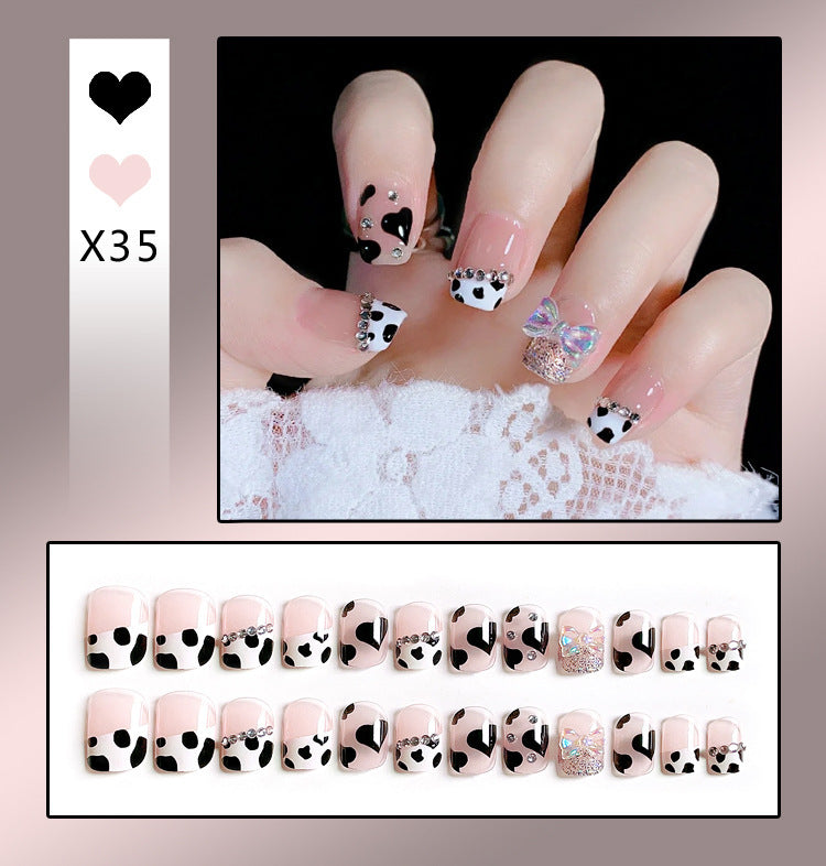 Short French Press On Nails (20 styles)