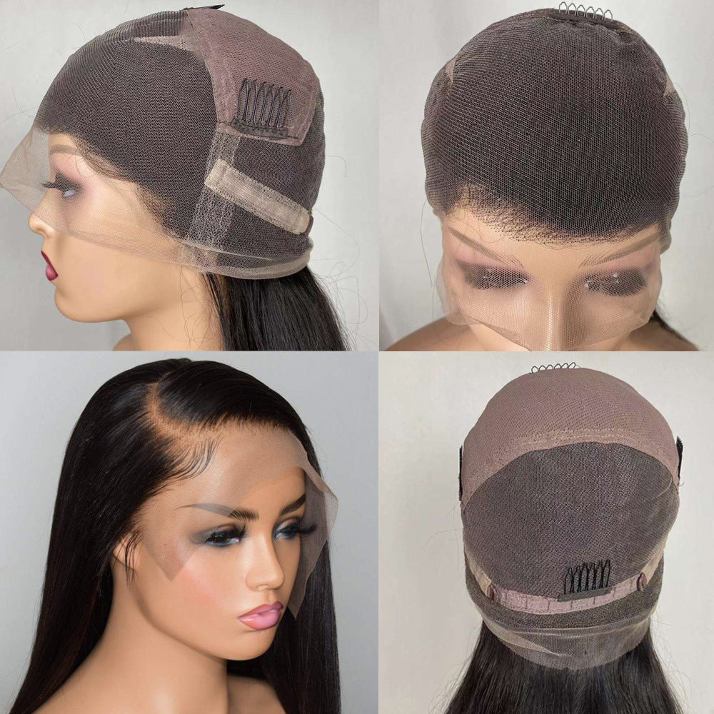 Full Lace Head Cover With Real Hair (10 different inch lengths)