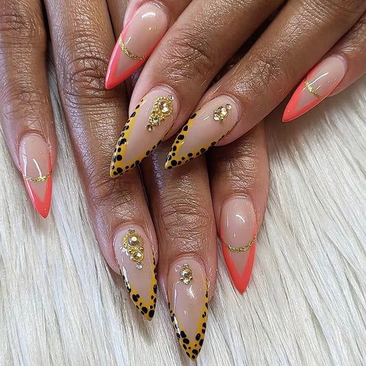 Handmade Short Stiletto Press On Nails (4 styles)