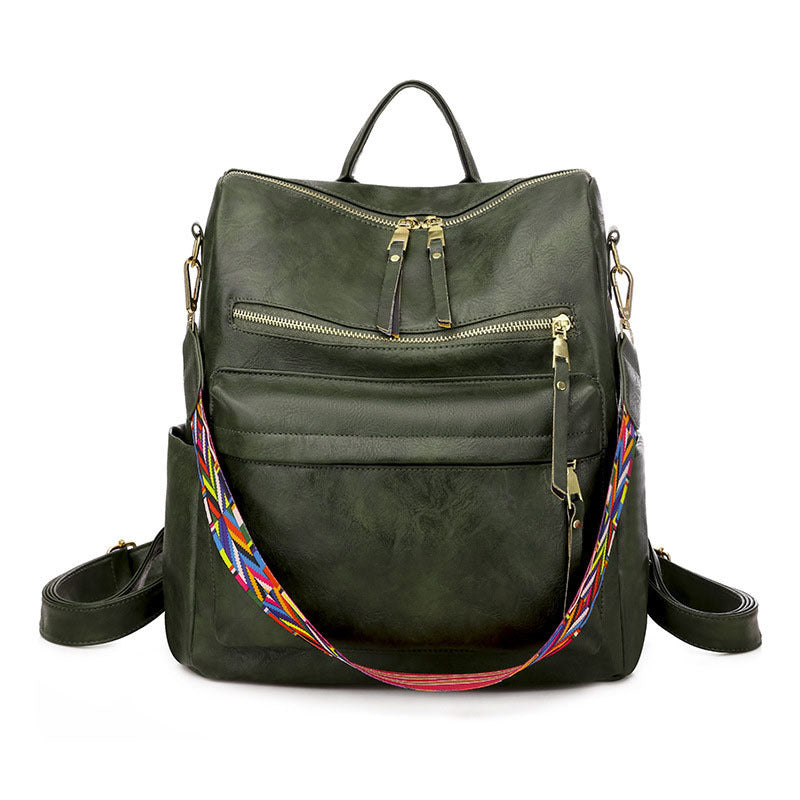 Large Vintage Soft Leather Backpack (13 colors)