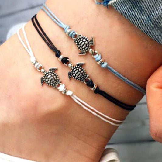 Beach Turtle Bracelet/Anklet (3 colors)