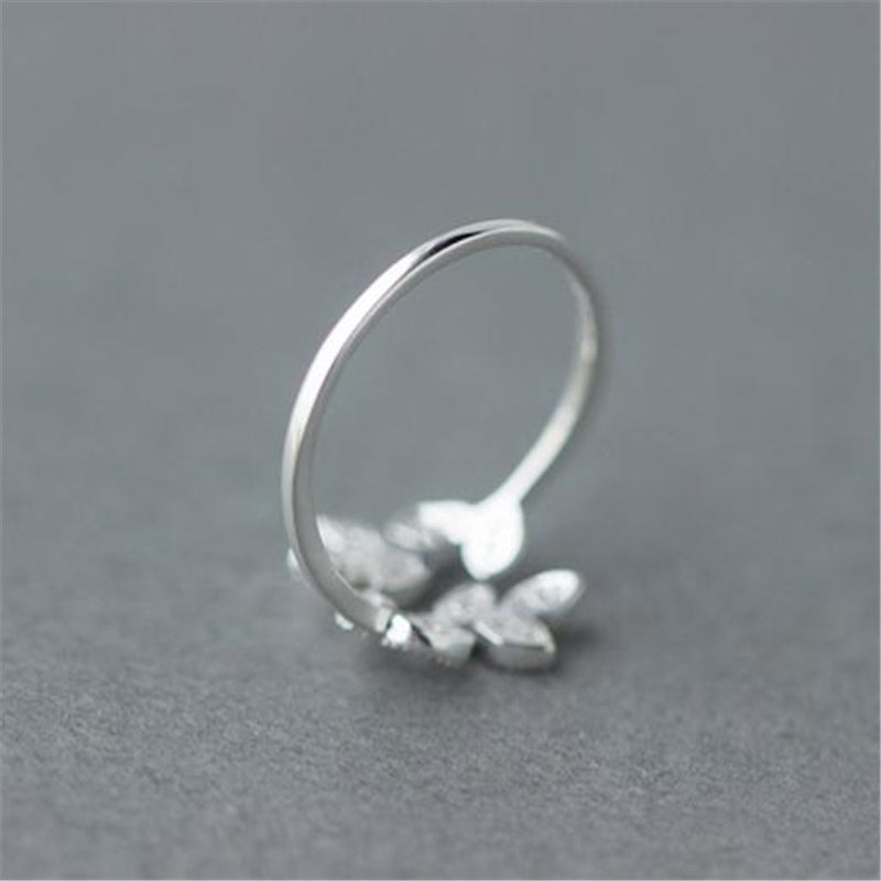 Sterling Silver Leaf Ring (2 styles)