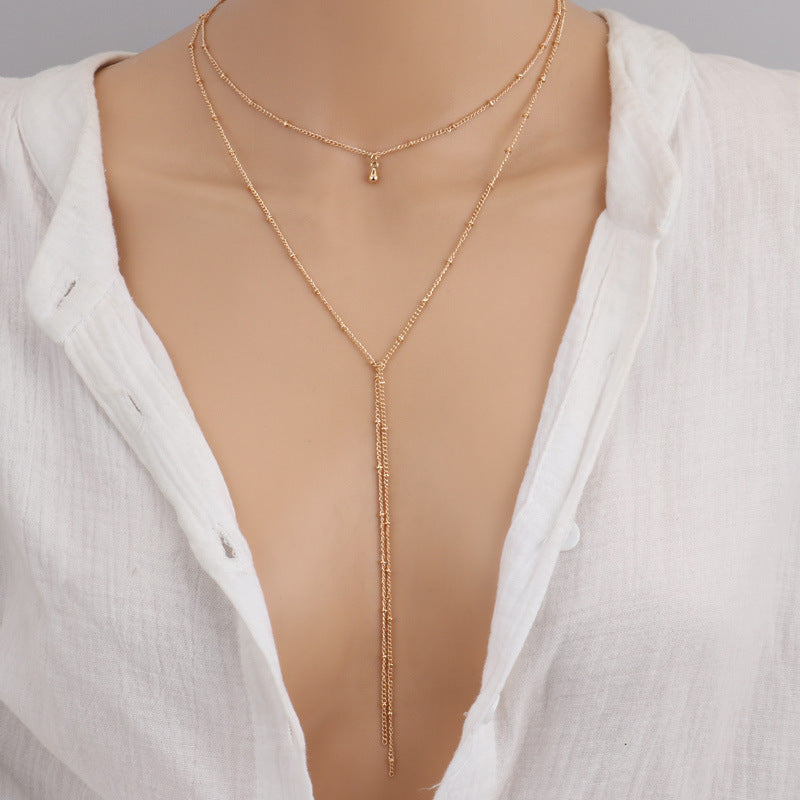 Simple Long Retro Necklace (2 colors)