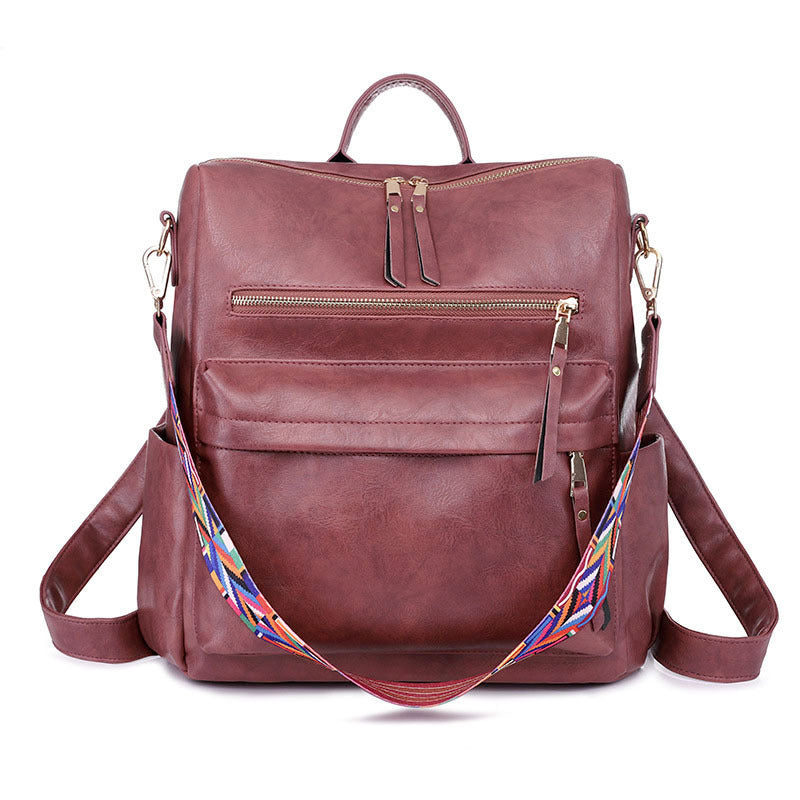 Large Vintage Soft Leather Backpack (13 colors)