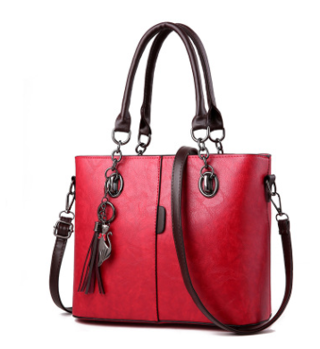 Luxury Charmed Leather Shoulder Bag (7 colors)