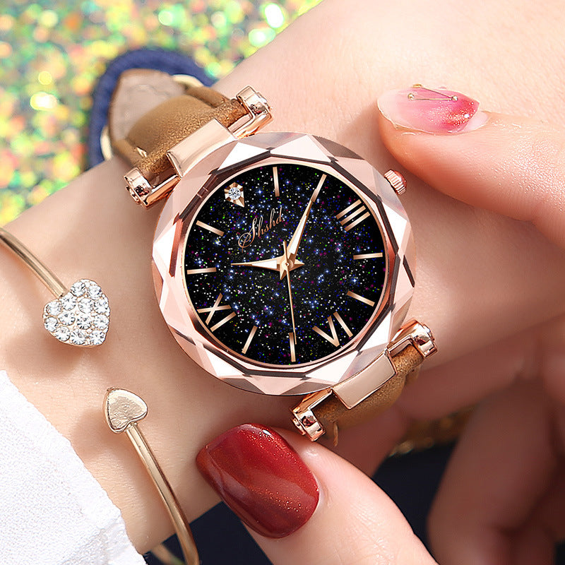 Quartz Rhinestone Watch (4 colors)