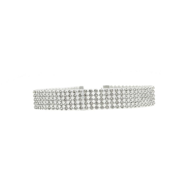 Crystal Rhinestone Choker Necklace (2 colors and 4 sizes)