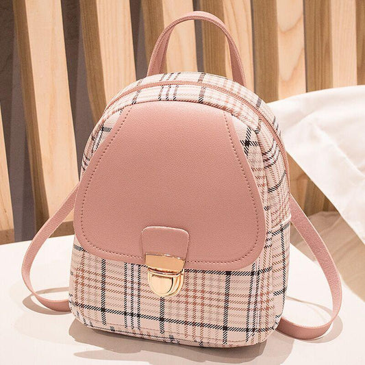 Tiny Plaid Backpack (5 colors)