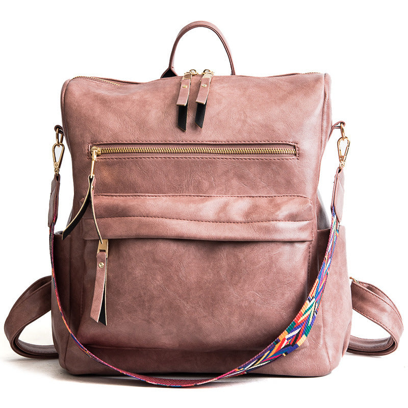 Large Vintage Soft Leather Backpack (13 colors)