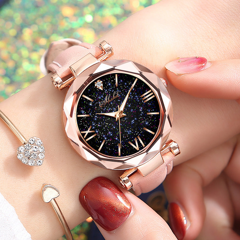 Quartz Rhinestone Watch (4 colors)