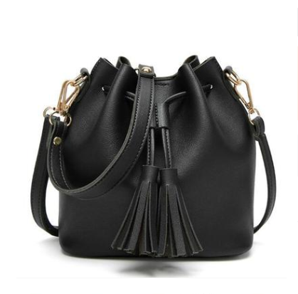 Vintage Tassel Drawstring Shoulder Bag (5 colors)