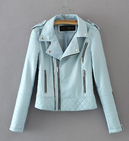 Soft Faux Leather Jacket (5 colors)