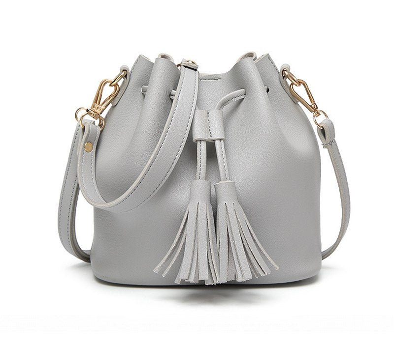 Vintage Tassel Drawstring Shoulder Bag (5 colors)