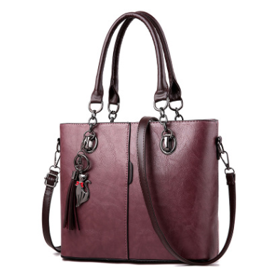 Luxury Charmed Leather Shoulder Bag (7 colors)