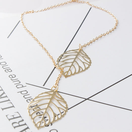 Leaf Necklace (2 colors)