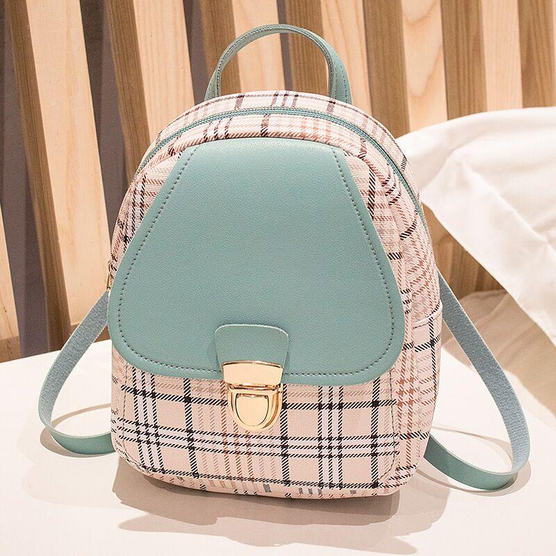 Tiny Plaid Backpack (5 colors)