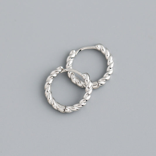 Mini Twist Hoop Earrings (2 colors)