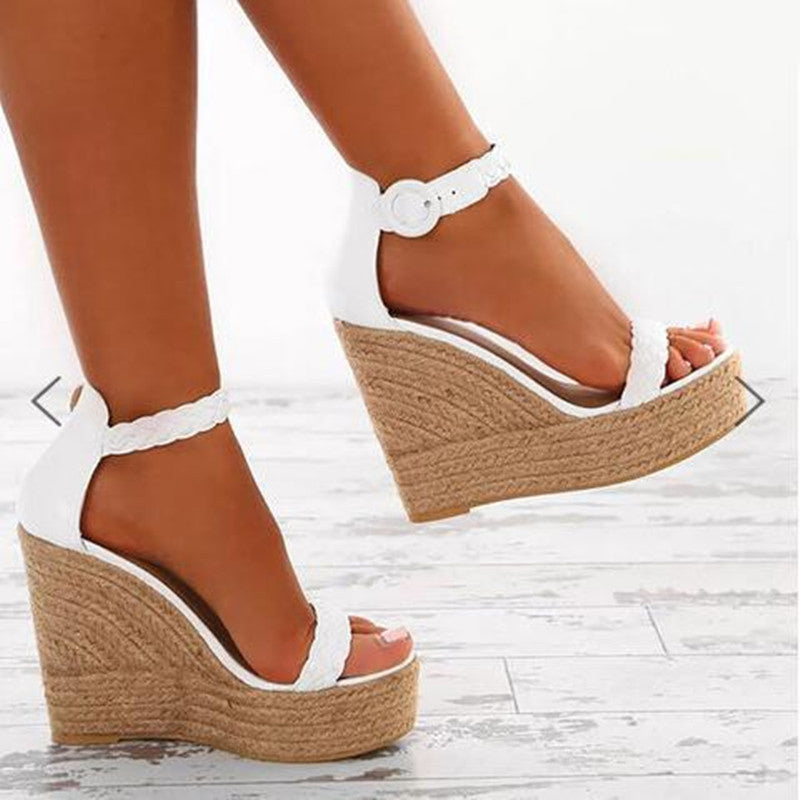 Ankle Strap Sandal Wedges