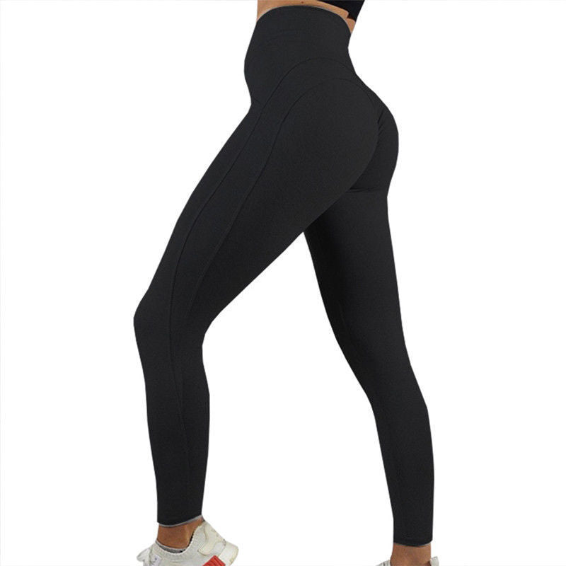 Solid Color Butt Lifting Fitness Leggings (4 colors)