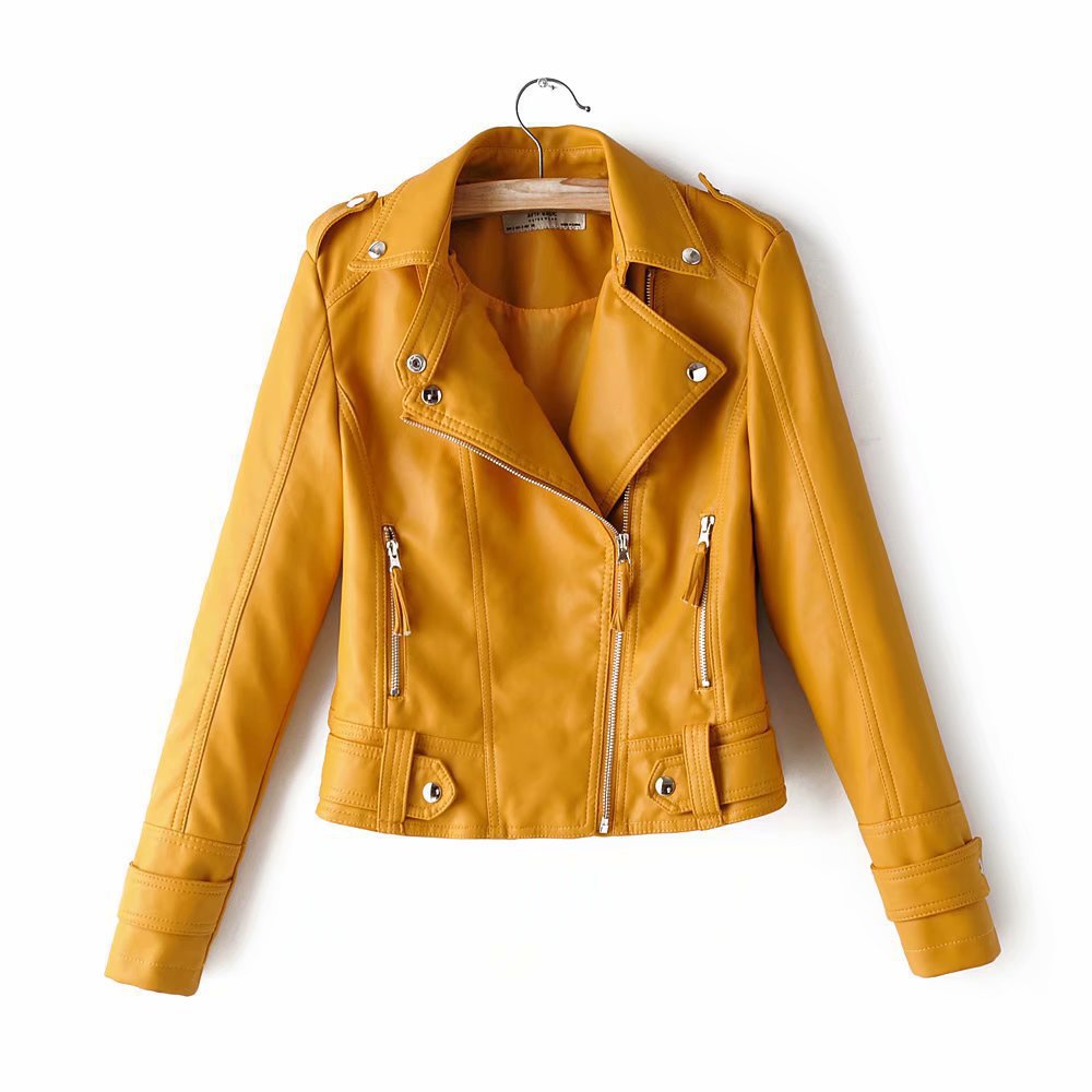 Motorcycle Leather Jacket (5 colors)