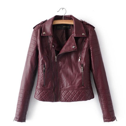 Soft Faux Leather Jacket (5 colors)