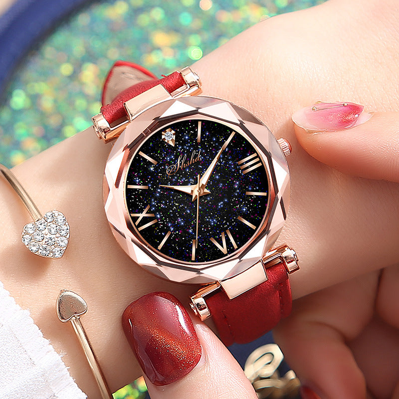 Quartz Rhinestone Watch (4 colors)