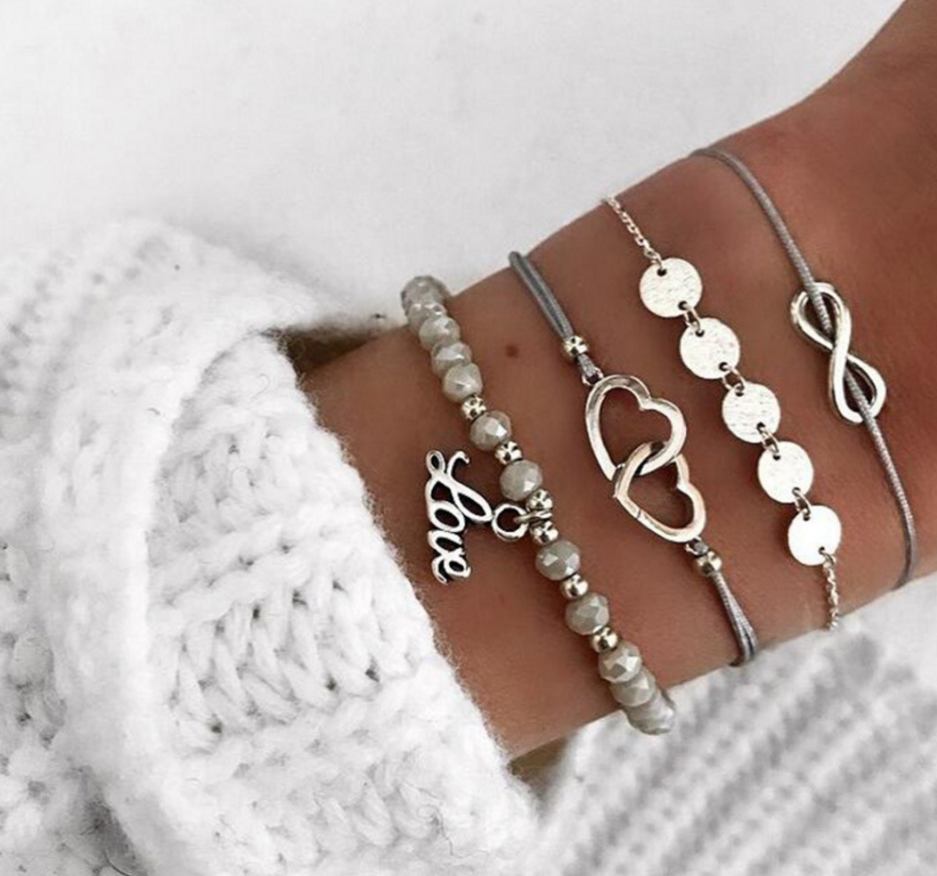 Stylish Bracelet/Anklet Set (5 styles)