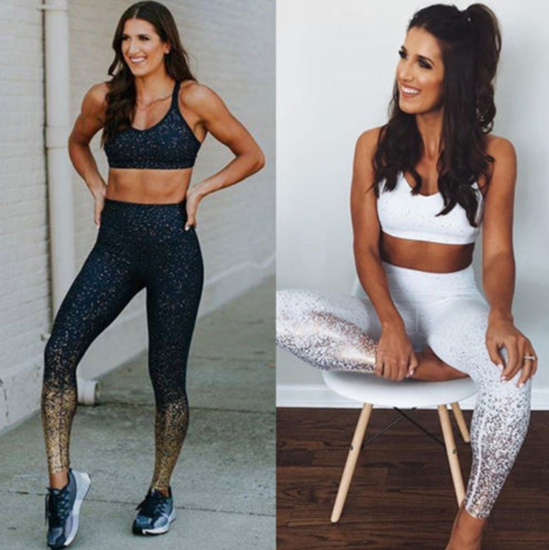 Sparkling High Waist Fitness Leggings