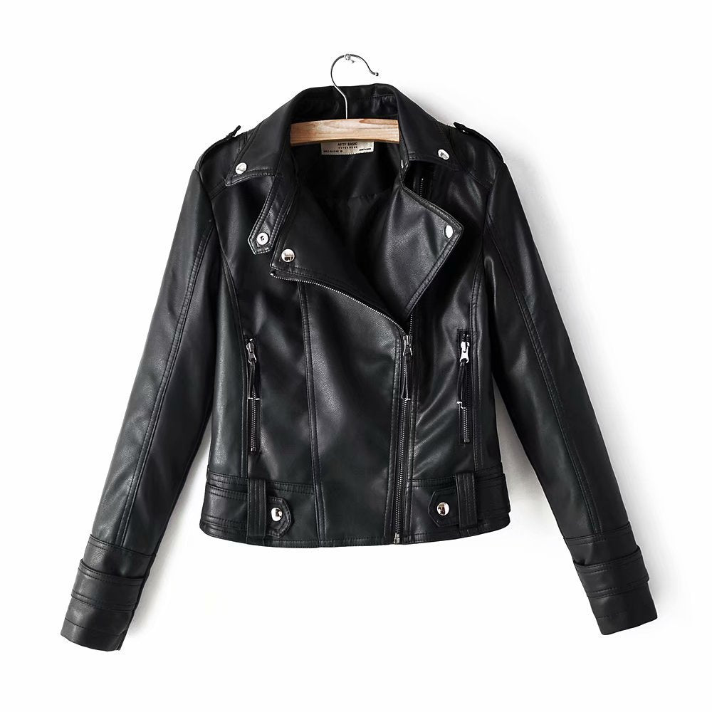 Motorcycle Leather Jacket (5 colors)