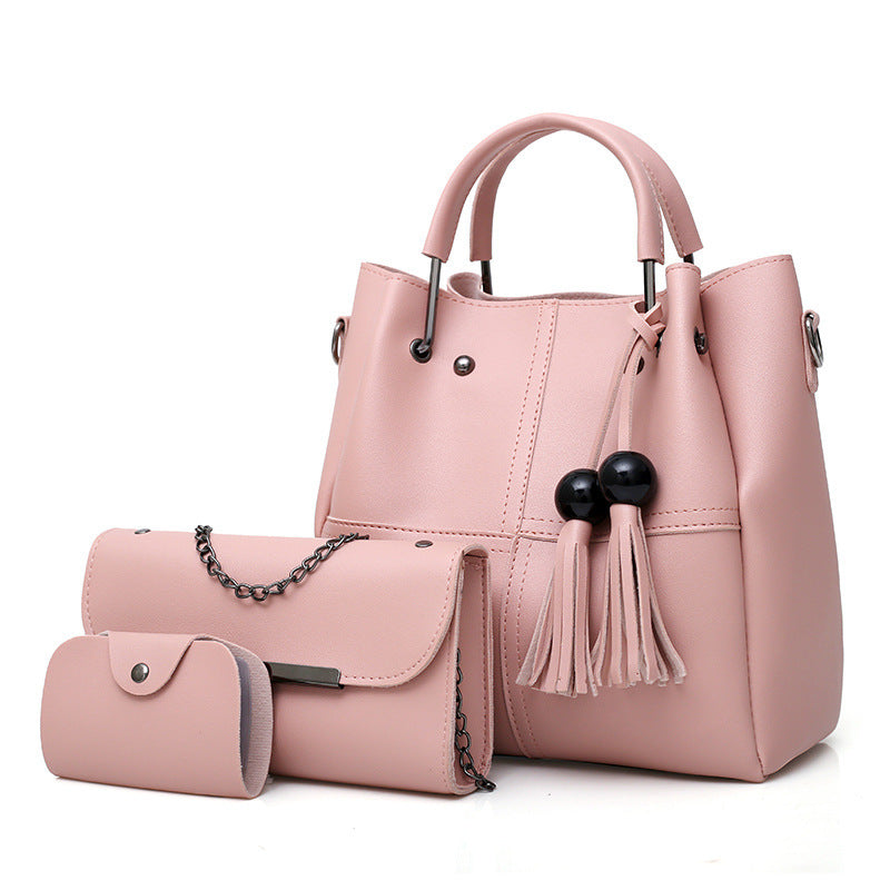 Three Piece Messenger Handbag (6 colors)