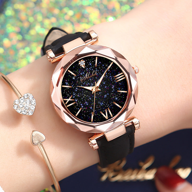 Quartz Rhinestone Watch (4 colors)