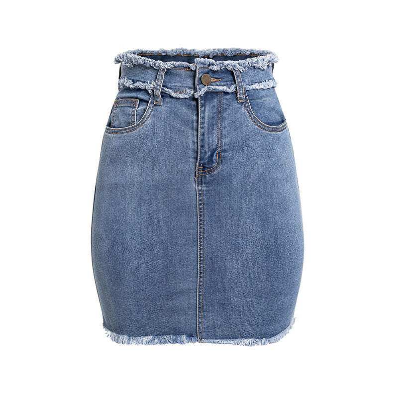 High Waist Denim skirt