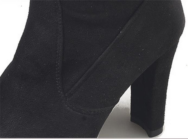 Thigh High Suede Boots (3 colors)