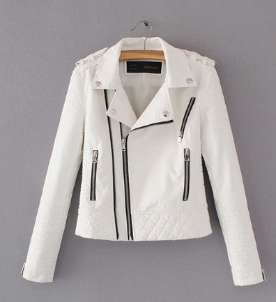 Soft Faux Leather Jacket (5 colors)