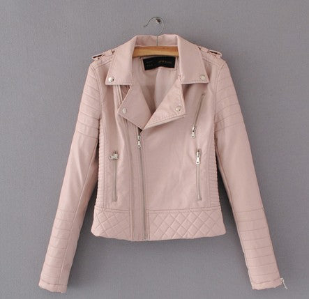 Soft Faux Leather Jacket (5 colors)