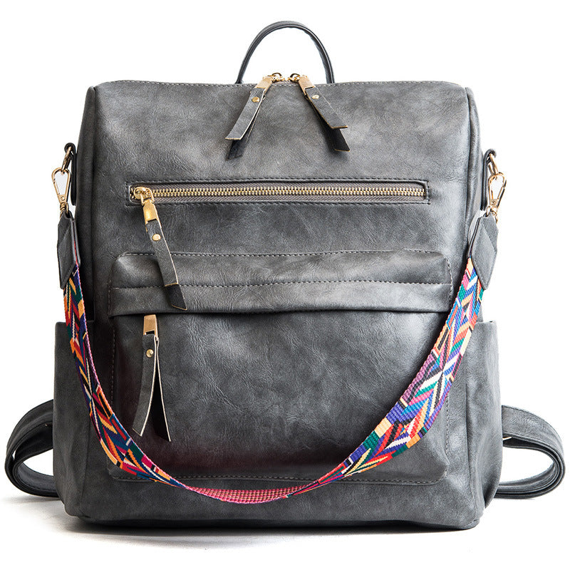 Large Vintage Soft Leather Backpack (13 colors)