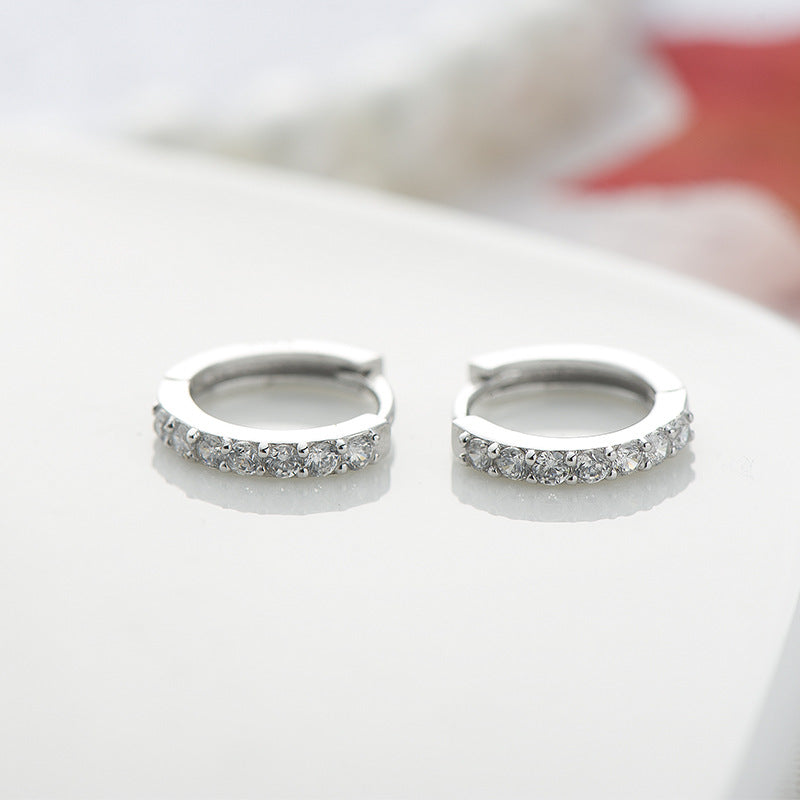 Sterling Silver Mini Hoop Earrings