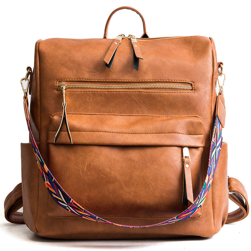 Large Vintage Soft Leather Backpack (13 colors)