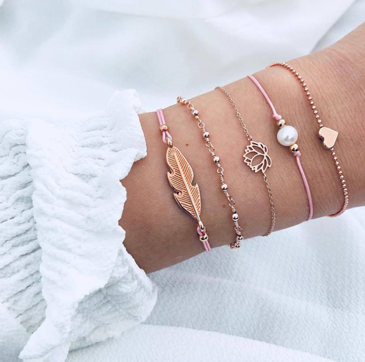 Beach Style Bracelet/Anklet Set (3 styles)