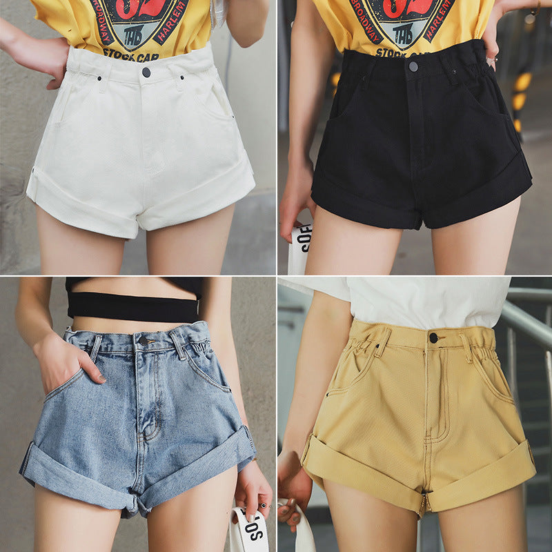 High Waist Retro Shorts (5 colors)