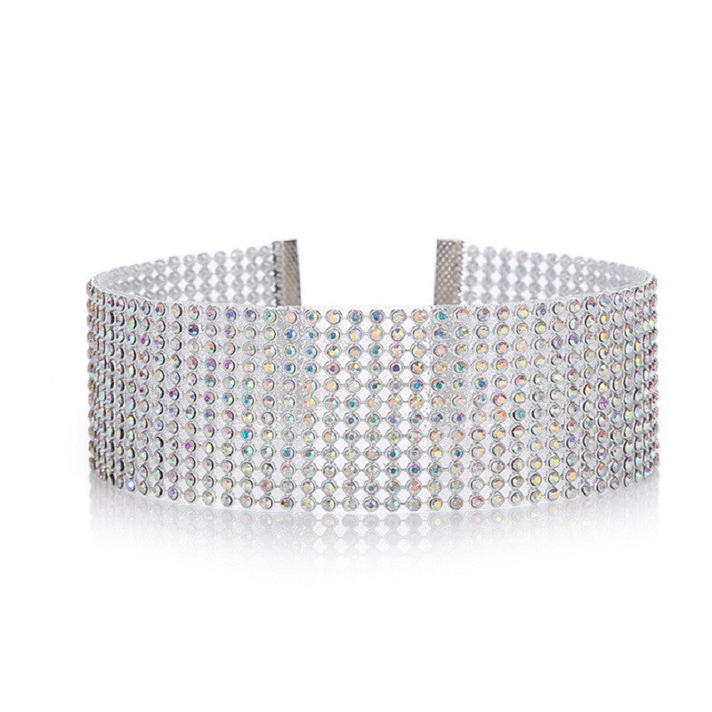 Crystal Rhinestone Choker Necklace (2 colors and 4 sizes)