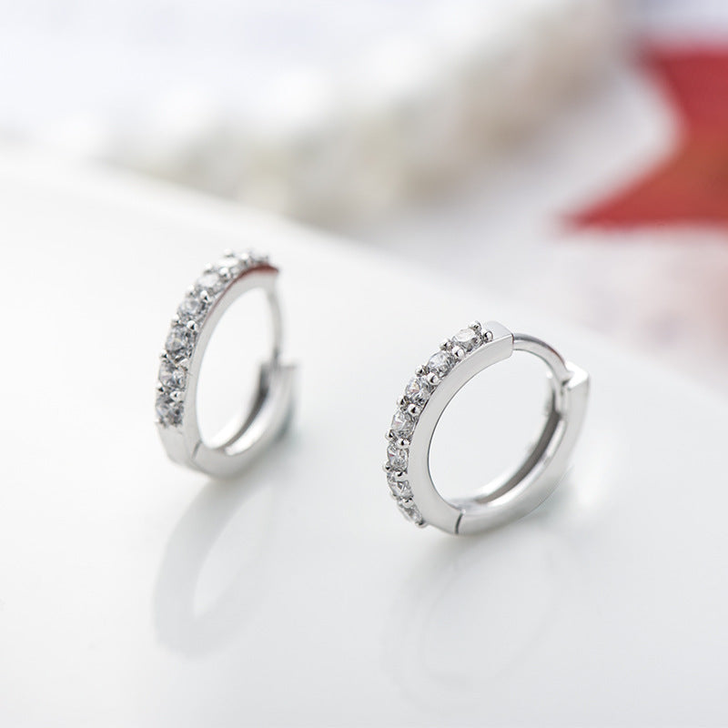 Sterling Silver Mini Hoop Earrings