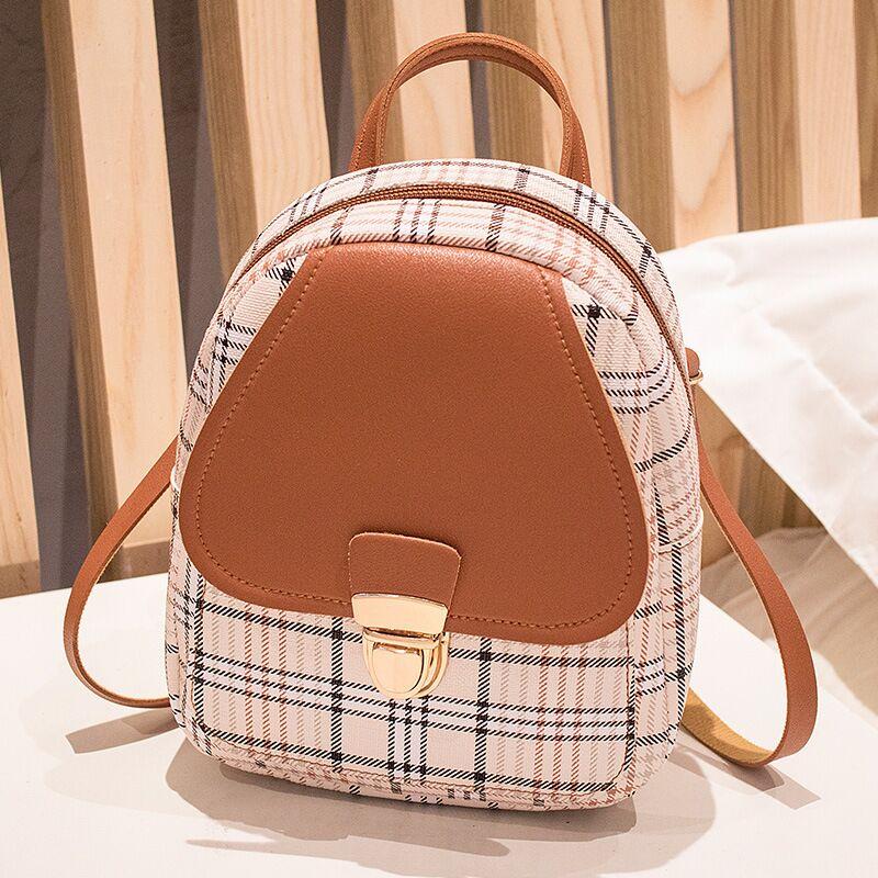 Tiny Plaid Backpack (5 colors)