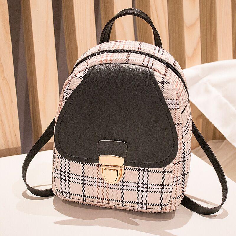 Tiny Plaid Backpack (5 colors)