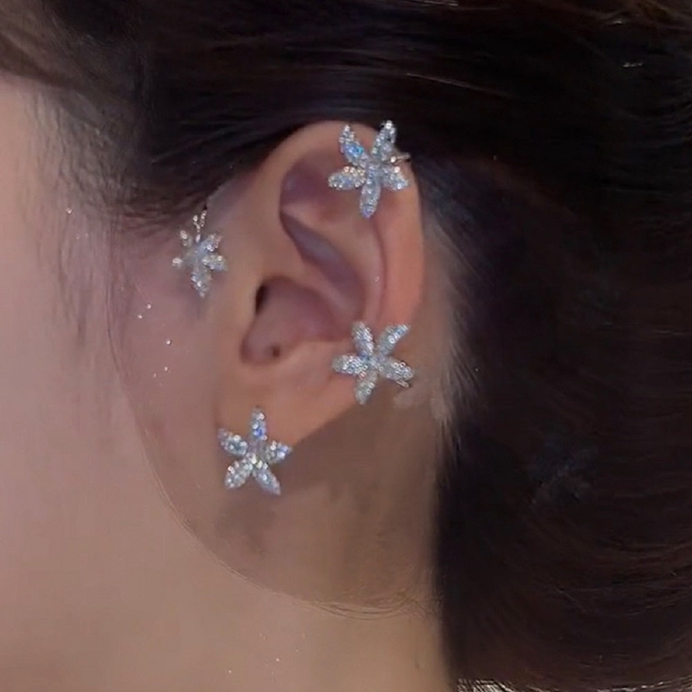 Sterling Silver CZ Ear Cuff (2 styles)