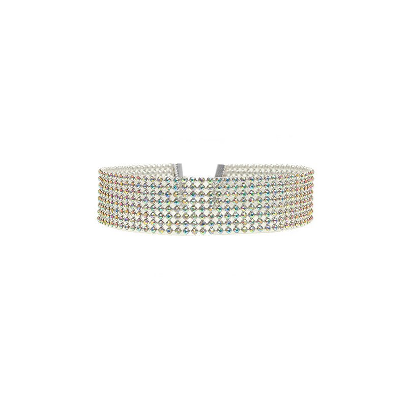 Crystal Rhinestone Choker Necklace (2 colors and 4 sizes)