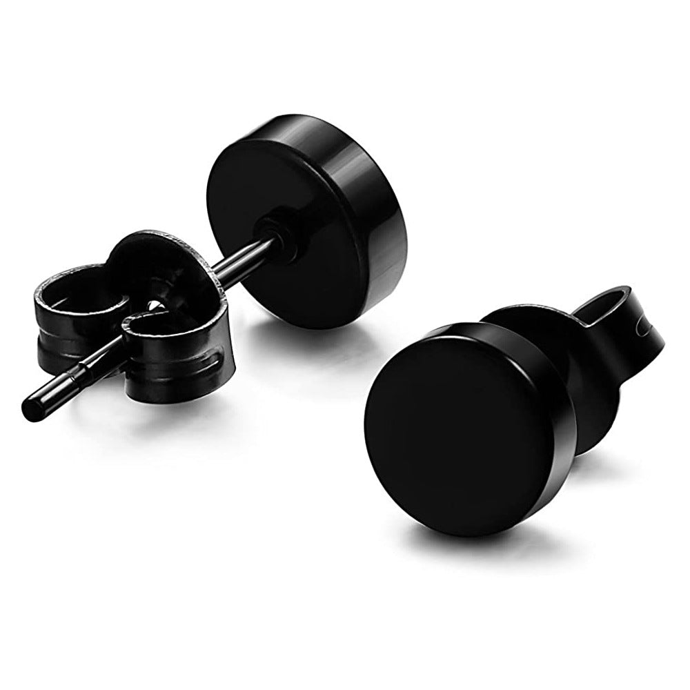 Black Punk CZ Stud Earrings (3 styles)