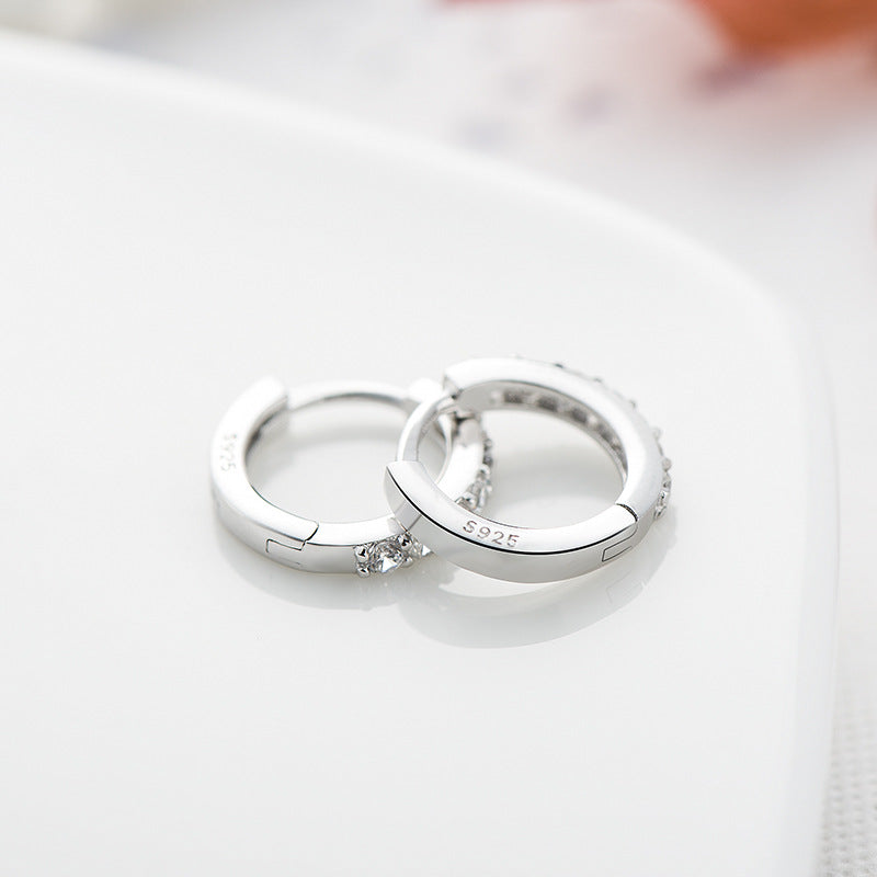 Sterling Silver Mini Hoop Earrings