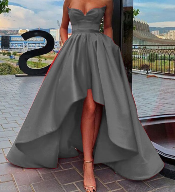 Strapless Evening Gown (5 colors)