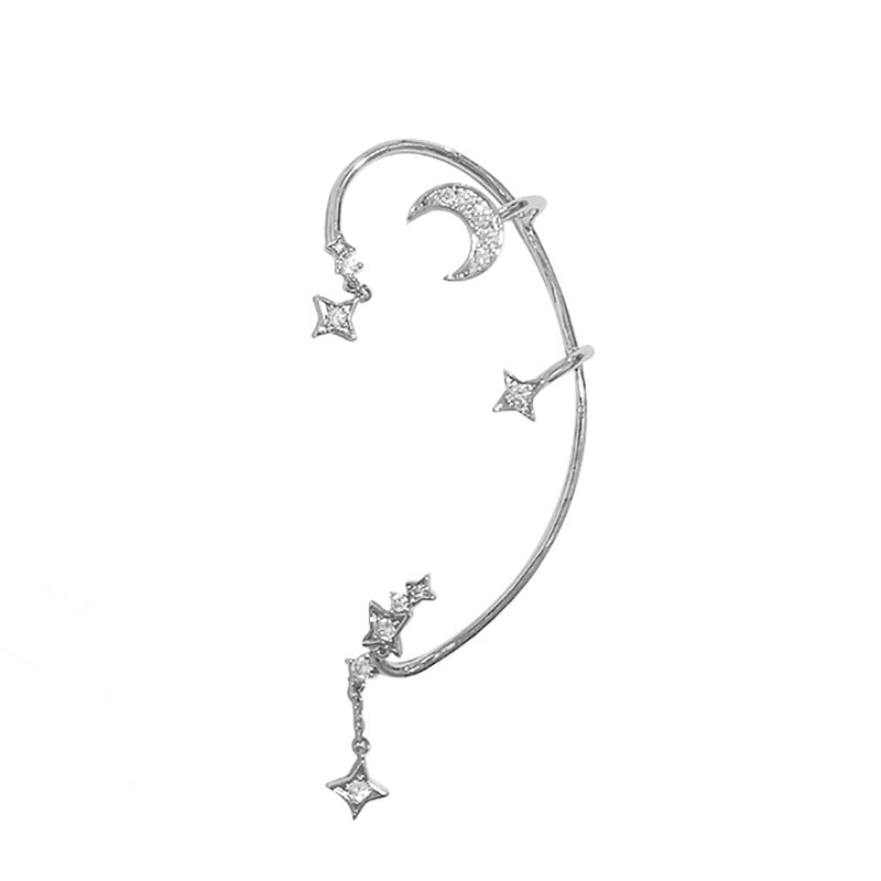 Sterling Silver CZ Ear Cuff (2 styles)